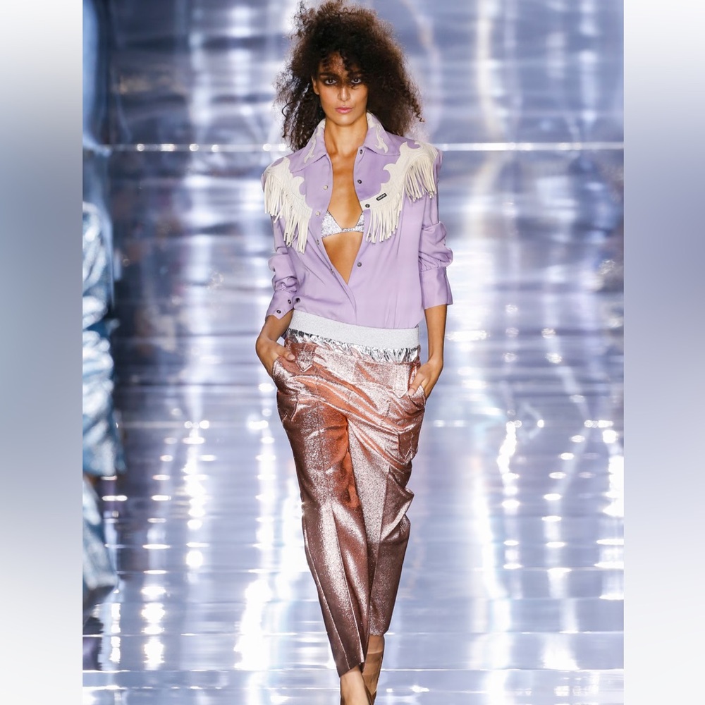 Tom Ford Iridescent Cowboy Cowgirl Western Pants Rodeo Rockabilly - Picture 4 of 17